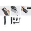 SEVERIN HT 708 Hair Clipper, Matte Black, Lithium-Ion Battery, 60 Min. Cordless Runtime, 20 Cutting Lengths