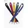 DURABLE Textile Lanyard 20 with Carabiner, Red, 10 Pieces (813703)