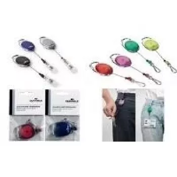 DURABLE Jojo STYLE Badge Reel with Spring Hook 832712, Purple