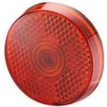 FISCHER Bicycle LED Flashing Safety Light with Clip Attachment for Clothing, Bags and Backpacks, Black (85467)