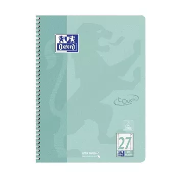 OXFORD college block TOUCH squared with margin A4, 80 sheets, 90 g/m², various colours 400196079