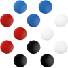 herlitz Round Magnets, 30 mm, Various Colours, 6 Pieces, 15 g Holding Force 997254
