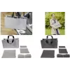 SIGEL BAB02 Desk Sharing Bag Basic L, Dark Grey, 5-Piece Set