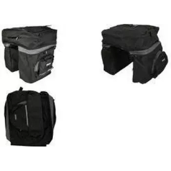 FISCHER Bicycle Bag Black 17L 86245:FISCHER