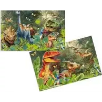 HERMA 3 Desk Pads Made of Cardboard Dino World - Pack of 3 (19743)