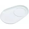 Ritzenhoff & Breker BIANCO Oval Porcelain Coasters, 125 x 180 x 20 mm, White, 6 Pieces 425895