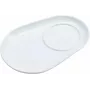 Ritzenhoff & Breker BIANCO Oval Porcelain Coasters, 125 x 180 x 20 mm, White, 6 Pieces 425895