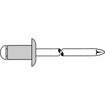 Gesipa Blind Rivet Al/St 4x16mm Standard KS 10.5-12.5mm (Pack of 500) 1454030