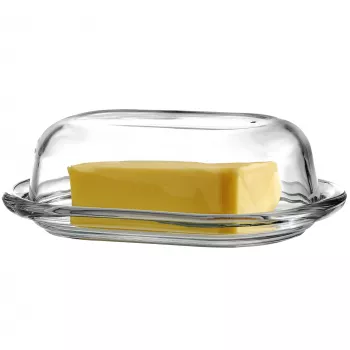 Ritzenhoff & Breker STYLE Glass Butter Dish with Lid 190x130x70 mm 812022