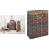 SIGEL GT044 Christmas Gift Bag Cut-out Style, Small, Brown Kraft Cardboard 157 g/m², 1 Piece
