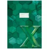 HERMA X Exercise Book Cover, Card, DIN A4, Dark Green, 10 Pieces 20087