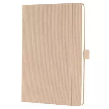 SIGEL Conceptum Notebook A5 Squared Beige Hardcover with Softwave Texture CO650
