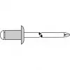 GESIPA Blind Rivet Dome Head 3 x 7 mm Aluminium/Steel 500 Pieces (6300146)