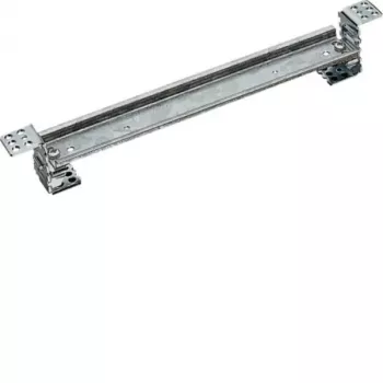 HAGER U82A DIN Rail 35 x 7.5 mm, 1 m, Steel, Galvanised, Perforated
