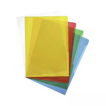 DURABLE STANDARD A4 PP Document Wallets, 0.12 mm, 100-Pack 233700