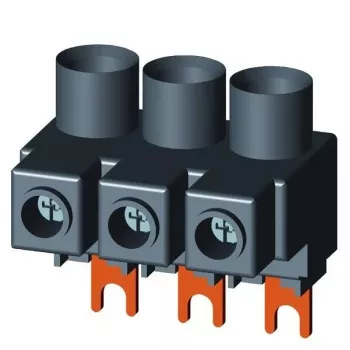 Siemens 3RV29255EB feeder terminal for 3RV2.5/3RV2.6 motor protection circuit breakers, 3-Pole, 115 A, screw connection