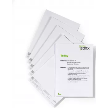 DURABLE Insert Labels A4 210 x 297 mm, 10 Sheets, White, Card 170 g/m², Laser/Inkjet 485602