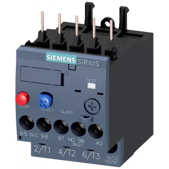 SIEMENS SIRIUS 3RU21 Thermal Overload Relay 1.8-2.5A S00 Screw Terminals 3RU21161CB0