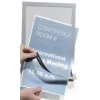 DURABLE DURAFRAME A6 self-adhesive information frame, silver, pack of 2