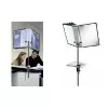 DURABLE SHERPA® Desk Clamp 10 - A4 Display Board System, 10 Boards, 5 Colours, 360° Rotation 581800
