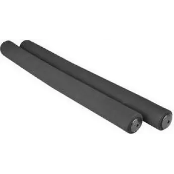 FISCHER soft bicycle grips, black, 1 pair, 125 mm, shock-absorbing 85756