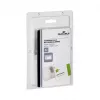DURABLE Name Badge Holder 90x54 mm with Combi Clip, Transparent, 5 Pieces (861019)