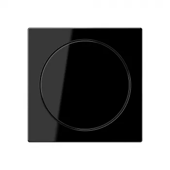 JUNG A 1740 SW Cover with Rotary Knob, Thermoset, A Series, Black