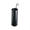 Durable Round Metal Umbrella Stand, 28.5 L, Black (335001)
