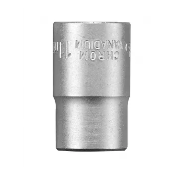 kwb 372211 Socket Insert 11 mm 3/8 inch Drive, Chrome Vanadium Steel, 6-Point