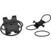 FISCHER Universal Bicycle Pump Holder, Black Plastic, for All Common Hand Pumps, 1 Piece (85574)