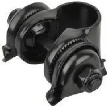 FISCHER Bicycle Seat Clamp Head for Saddles without Integrated Clamp, Black, 1 Piece (85638)