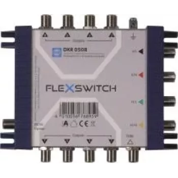 WISI FLEXSWITCH DXR0508 Multiswitch 5 in 8 Receiver-Powered Passive Cascadable