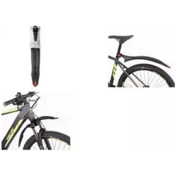 FISCHER Bicycle Mudguard Set 26-29 inch Plastic Quick Release Black 85968