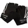 FISCHER Cycling Gloves Sport, Size S/M, Padded Palm, Breathable Back, Hook-and-Loop Closure, Unisex, Half-Finger 86313