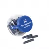 Pelikan 4001 Standard International Short Ink Cartridges for Fountain Pens, Royal Blue, Erasable & Washable, 30 Cartridges in Glass 300003745