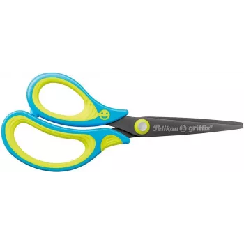 Pelikan 810265 Office and Craft Scissors Straight Cut Blue-Yellow
