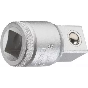 Gedore 3019 Socket Adapter 1/2 inch Female Square to 3/4 inch Male Square, 44 mm, Chrome Vanadium Steel 6236010