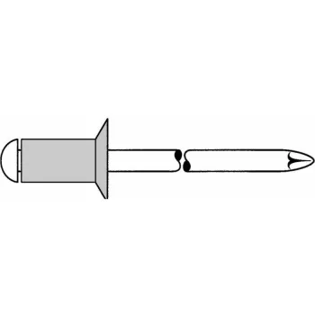 Gesipa Blind Rivet Al/St 4x8mm Countersunk Head KS 3.0-5.0mm (500-Pack) 1433512