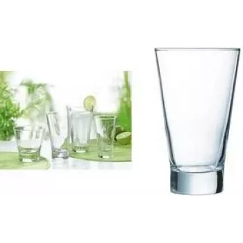 Esmeyer Arcoroc Shetland Drinking Glass, 350 ml, Glass, Dishwasher-Safe, Heavy Base, 1 Piece 410-343