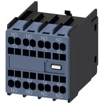 Siemens Auxiliary Switch Block 3RH2911-2XA40-0MA0, 4-Pole, 2NO+2NC