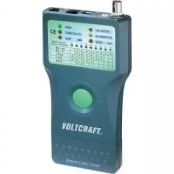 Voltcraft CT-5 Multi Cable Tester for RJ-45, BNC, RJ-11, IEEE 1394, USB