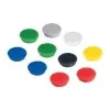FRANKEN HM38 09 Magnet, 1500 g, 38 mm, Round, White, Plastic Cap, Lacquered, 1 Piece