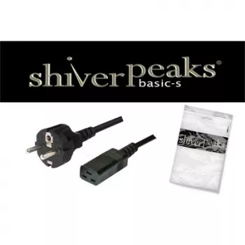 SHIVERPEAKS Basic Power Cable Schuko to IEC C19, 3 m, 16 A, Black BS60015-S