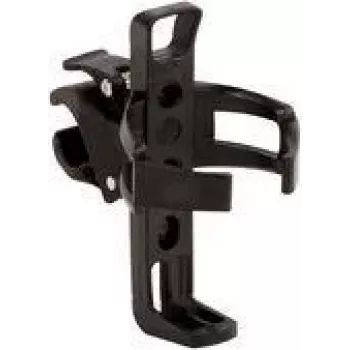 FISCHER Bicycle Bottle Cage, Plastic with Universal Mounting on Handlebar or Frame, 1 Piece (86087)