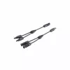 SHIVERPEAKS PV4 T-Adapter Cable Set, 2-to-1, 4 mm², Black, 30 cm BS02-21032