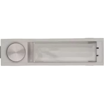 RITTO 1229922 Stainless Steel Doorbell Button Insert with Name Plate for Portier Series