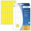HERMA 2361 Yellow Matte Permanent Self-Adhesive Paper Labels, 13 x 40 mm, 896 Labels (32 Sheets x 28)
