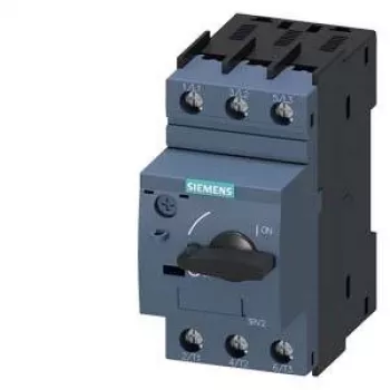 Siemens SIRIUS 3RV2 Circuit Breaker for Transformer Protection 4.5-6.3A, 3-Pole, Screw Terminals, 690V AC 3RV24111GA10