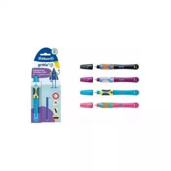 Pelikan griffix Replacement Nibs for Fountain Pens, A + L Mixed (8 Beginner, 2 Left-Handed), 10 Pieces 964049