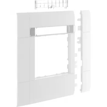 Hager Modular Frame Cover GR1202A9016, Traffic White, 2 Rows, 120mm